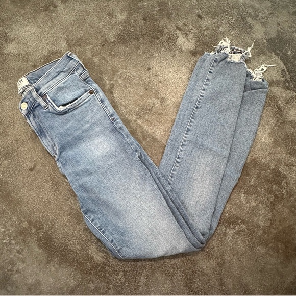 AGOLDE women’s Sophie High Rise Skinny jeans in Color Scheme size 26 - Picture 5 of 9